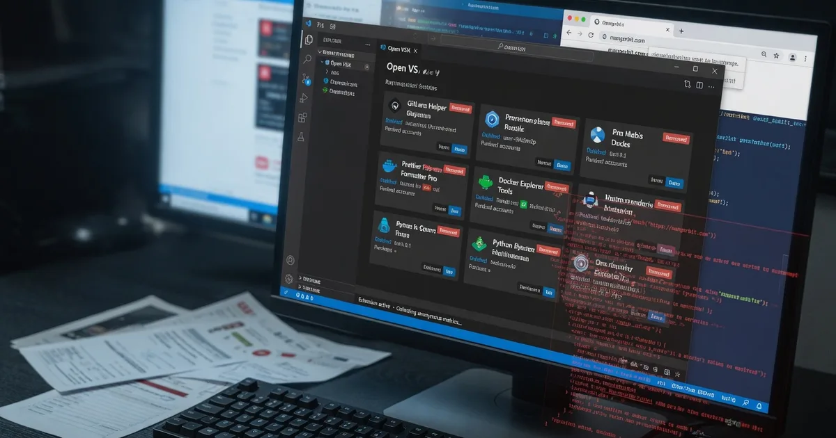 Open VSX Removes 77 Malicious Evil Twin Extensions Exfiltrating Developer Data